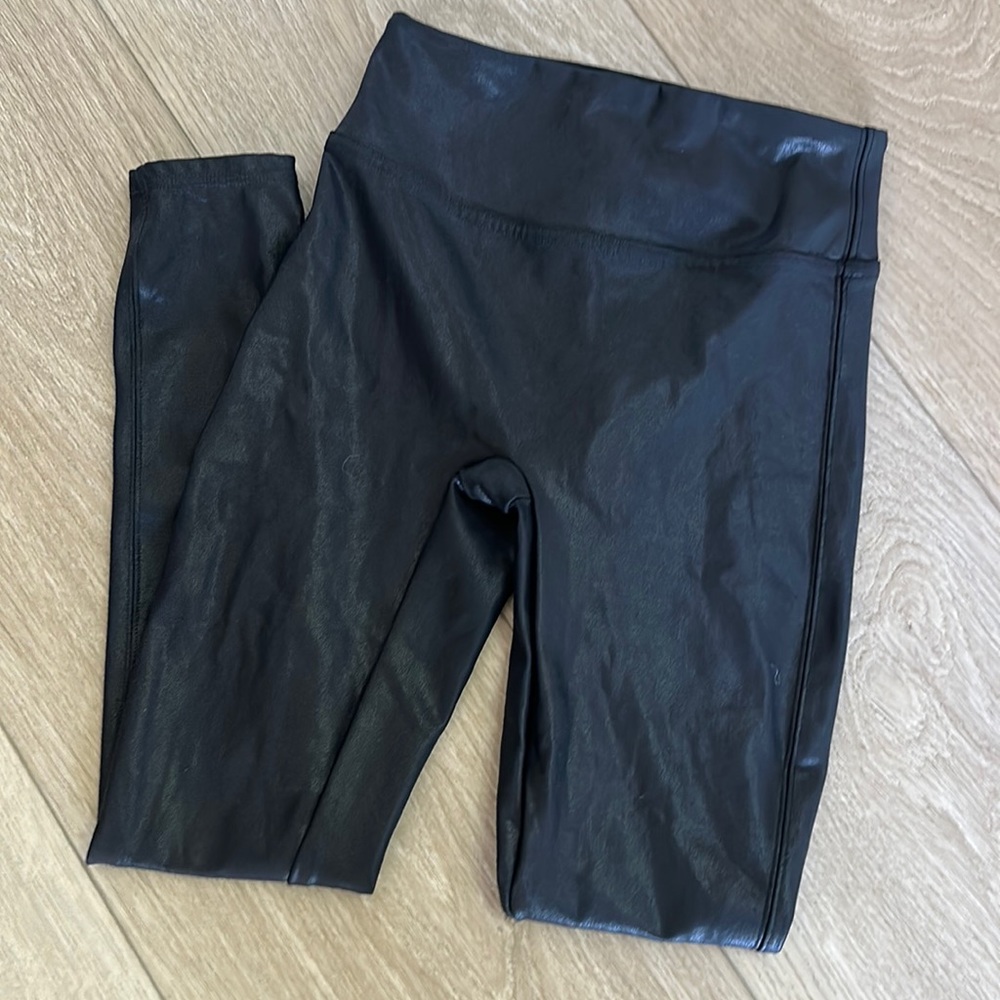 Spanx Girls Faux Leather Leggings